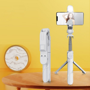 XT02S Mini Trépied en direct Bluetooth Selfie Sticky (Blanc) SH302B395-20
