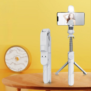 XT02SP Mini Tripod Bluetooth Tripod Selfie Stick (Blanc) SH303B1425-20