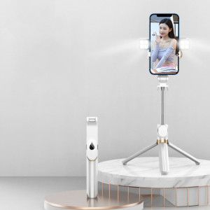 XT06S Live Beauty Bluetooth Tripode Selfie Stick (Blanc) SH802C1694-20
