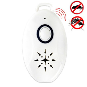 Mini anti-souris anti-insecte répulsif ultrasonique extérieur portable pour les activités de plein air de camping (blanc) SH501A768-20