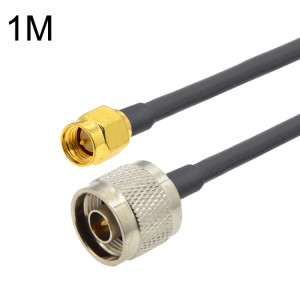 Câble adaptateur coaxial SMA mâle vers N mâle RG58, longueur du câble : 1 m. SH6402913-20