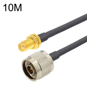 Câble adaptateur coaxial SMA femelle vers N mâle RG58, longueur du câble : 10 m. SH6706643-20