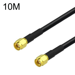 Câble adaptateur coaxial SMA mâle vers SMA mâle RG58, longueur du câble : 10 m. SH9306928-20