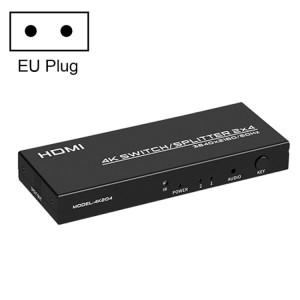 FJGEAR FJ-4K204 Distributeur de commutateur HDMI audio HD 4K 2 entrées 4 sorties, type de prise : SF15011764-20