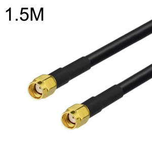Câble adaptateur coaxial RP-SMA mâle vers RP-SMA mâle RG58, longueur du câble : 1,5 m. SH22031188-20