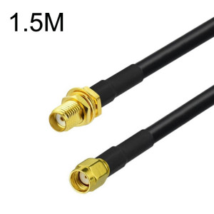 Câble adaptateur coaxial SMA femelle vers RP-SMA mâle RG58, longueur du câble : 1,5 m. SH40031926-20