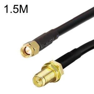 Câble adaptateur coaxial SMA mâle vers RP-SMA femelle RG58, longueur du câble : 1,5 m. SH48031624-20