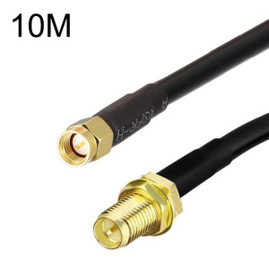 Câble adaptateur coaxial SMA mâle vers RP-SMA femelle RG58, longueur du câble : 10 m. SH4806462-20
