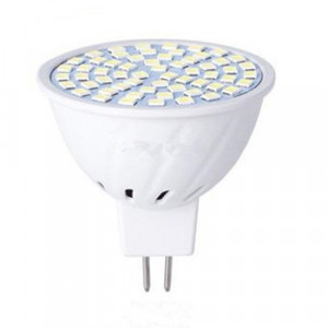 Projecteur en plastique de maïs léger ménage à économie d'énergie SMD petit projecteur à LED, nombre de perles de lampe: 48 perles (MR16-blanc) SH101I1105-20