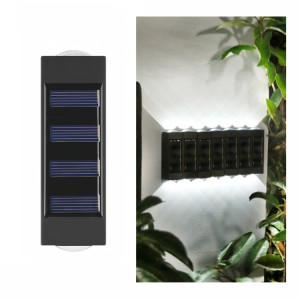 2LED NiMH Solaire Applique Extérieure Étanche Haut Et Bas Projecteurs À Deux Têtes (Lumière Blanche) SH501A122-20