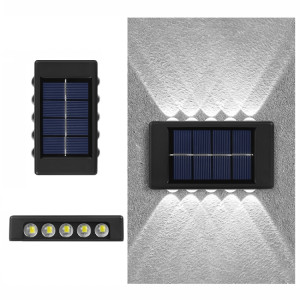 10LED NiMH Solaire Applique Extérieure Étanche Haut Et Bas Projecteurs À Deux Têtes (Lumière Blanche) SH505A443-20