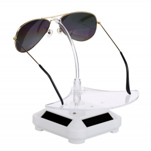 Solar 360 degrés tournants tournants lumières colorées lunettes d'affichage (blanc) SH601D571-20