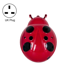 Veilleuse LED en forme de coléoptère A62 enfichable avec capteur de contrôle de la lumière intelligent, prise : prise britannique (rouge) SH203A1648-20