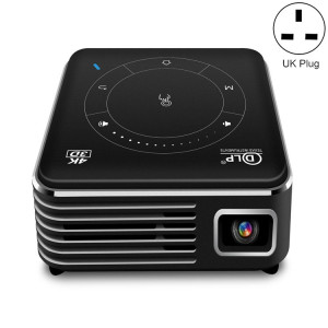 P11 4K HD DLP MINI 3D Projecteur 4G + 32G Micro Smart Micro Projecteur, Style: Fiche UK (Noir) SH402A839-20