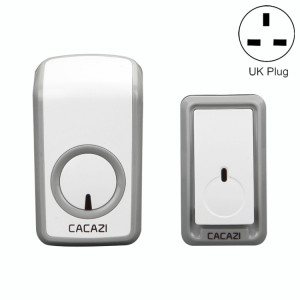 CaCazi W-899 Soignée Smart Home Soorbell Télécommande Sonnette, Style: UK Plug SC56021354-20