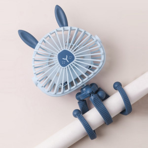 Mini poulpe night lumière ventilateur enfants mignon bébé chariot portable usb chargement ventilateur de style aléatoire SH72311418-20
