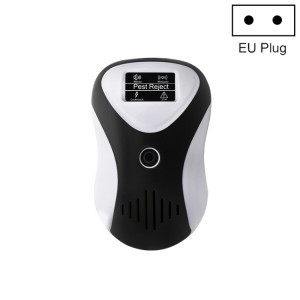 Répulsif de souris multifonctionnel à ultrasons Répulsif d'insectes silencieux à économie d'énergie, type de prise : (noir blanc) SH403C353-20