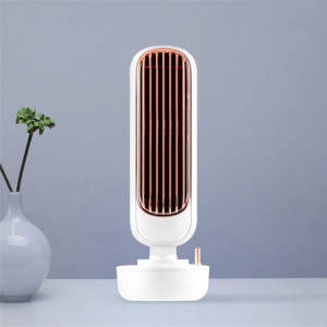 Ventilateur de tour d'humidification rétro Ventilateur sans feuilles USB Ventilateur de refroidissement à eau Humidification Ventilateur de bureau Refroidisseur (blanc) SH201A1059-20