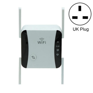 KP1200 1200MBPS Répète de signal sans fil de bande WiFi 5G 5G, Spécifications: Plug UK (Blanc) SH804A529-20