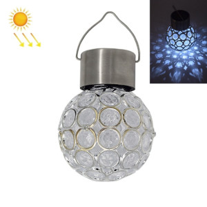 Lampe de jardin décorative à boule creuse solaire 2 PCS (lumière blanche) SH701A653-20