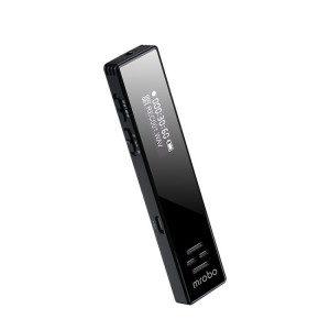 Enregistreur vocal professionnel MROBO A10 HD réduction du bruit étudiant MP3 lecteur d'écran couleur, capacité: 8 Go SH75011500-20