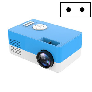 S261 / J16 Home Mini projecteur LED portable HD 1080P, prise en charge de la carte TF / disque AV / U, spécification de la prise: (bleu blanc) SH002D1304-20