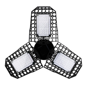 LED E27 lumière de croissance des plantes lumière de supplément de plantation de semis pliant à trois feuilles, puissance: 126 perles SH84021306-20