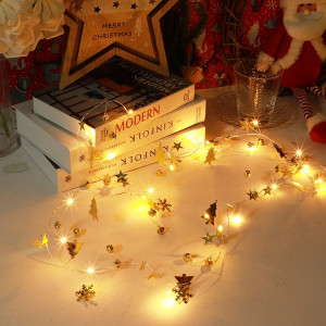 Lampe de décoration de boule de cloches de Noël de lumières de chaîne de 2m 20LEDs, style: cloche d'arbre de Noël SH18061268-20