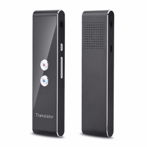 Version de mise à niveau du traducteur vocal intelligent portable pour l'apprentissage de la réunion d'affaires de voyage 3 en 1 traducteur de langue de photo de texte vocal (noir) SH301B1506-20