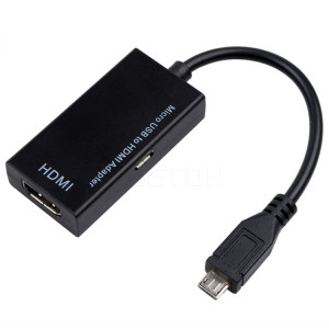 Câble adaptateur micro USB vers HDMI femelle 1080P HD pour périphérique MHL Adaptateurs HDTV pour Samsung Galaxy HUAWE SH60411696-20