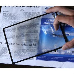 Carte Slim Reading 3x Magnifier Loupe de carte de visite, spécification: 120 × 180mm SH8301647-20