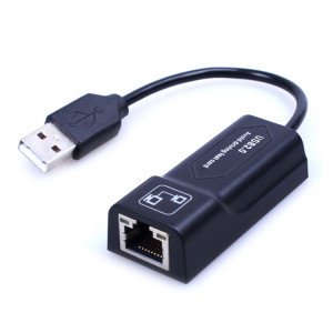 Adaptateur Ethernet USB vers RJ45 10/100 Mbps USB Carte réseau (noir) SH101A1842-20