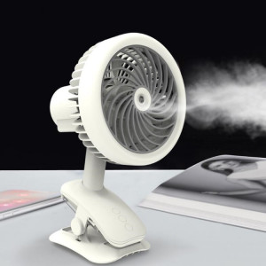 Ventilateur à clip de chargement USB pour petit ventilateur de bureau (blanc) SH401A60-20