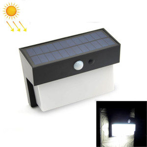 Contrôle de la lumière extérieure de la cour extérieure de la lumière de paysage solaire de 2,5 W 50 LED + lampe murale à détection radar (noir) SH401B258-20