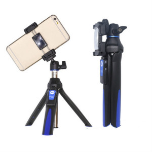 Benro MK10 Mobile Phone Live Bluetooth Remote Control Selfie Stick Trépied (Bleu) SH601A532-20