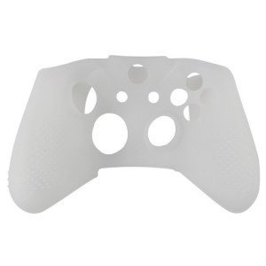 Housse de protection pour manette de jeu en caoutchouc de silicone souple Accessoires de manette pour manette Microsoft Xbox One S (BLANC) SH601B1534-20