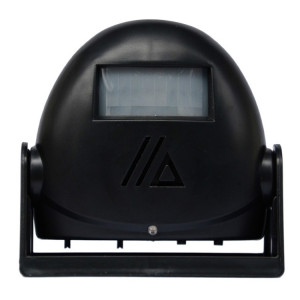 Sonnette intelligente sans fil, capteur de mouvement infrarouge, avertisseur vocal, alarme de sonnette de porte (noir) SH501A689-20