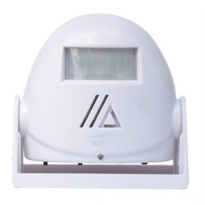 Sonnette intelligente sans fil, capteur de mouvement infrarouge, avertisseur vocal, alarme de sonnette de porte (blanc) SH501F1362-20