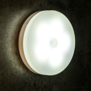 Lampe de table de chevet de chambre à coucher de contrôle de veilleuse à induction intelligente du corps humain à LED, style: rechargeable (lumière blanche) SH902B249-20