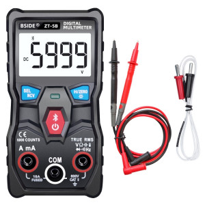 BSIDE ZT-5B Smart Bluetooth 6000 mots multimètre numérique à plage automatique SB5879287-20