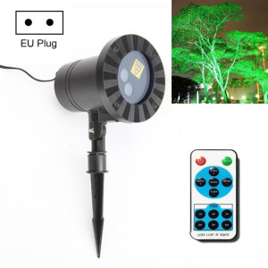30W télécommande extérieure étanche laser lumière jardin décoration pelouse lampe, lumière verte + lumière rouge (prise ue) SH201B919-20