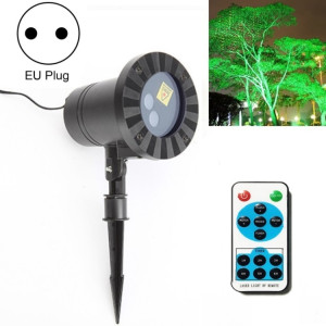 30W télécommande extérieure étanche laser lumière jardin décoration pelouse lampe, lumière verte + lumière rouge (prise britannique) SH201C686-20