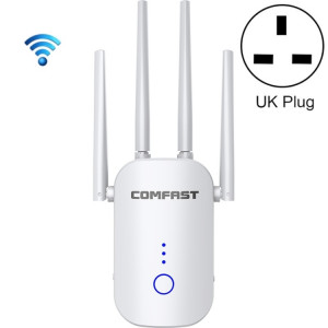 Comfast CF-WR758AC Dual Fréquence 1200 Mbps Répéteur sans fil 5.8g Amplificateur de signal WiFi, Fiche UK SC04UK210-20