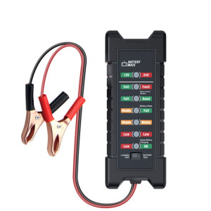 Testeur de batterie de stockage YAWOA BM410 Test de charge 12 V / 24 V LED Clip de testeur de batterie de voiture intelligente SH9974814-20