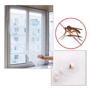 DIY Fly Mosquito Bug Mesh Window Screen Auto-adhésif Anti-moustique （15X20CM） SH901C1140-20