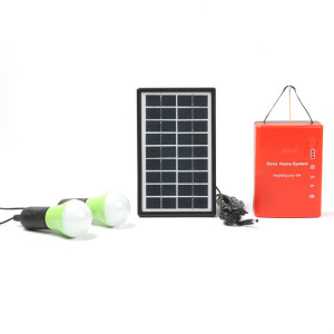 Lumière de secours portative multifonctionnelle domestique de petit système solaire 3W (rouge) SH901C1725-20