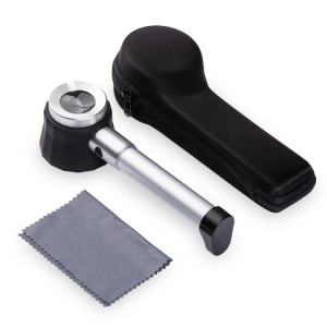 Portable avec échelle avec 3 lumières Loupe 45 fois Loupe haute définition à double objectif SH1250253-20