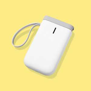 Imprimante d'étiquettes thermiques NIIMBOT D11 Imprimante portable de téléphone portable d'autocollant portable Bluetooth, modèle: D11 + 10 rouleaux étiquette blanche SH9507872-20