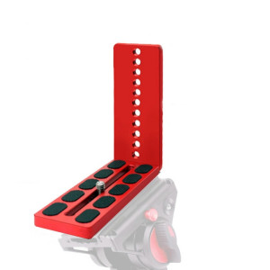 Support de base de support de plaque en L à dégagement rapide à dégagement rapide rouge 125A SH7101100-20