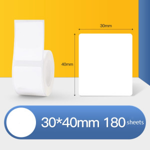 Étiquette de prix de papier d'étiquette thermique papier auto-adhésif immobilisations alimentaires étiquette de prix pour NIIMBOT B11 / B3S, taille: 30x40mm 180 feuilles SH72061627-20